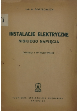 Instalacje elektryczne niskiego napiecia