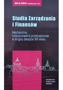 Studia Zarządzania i Finansów nr 6