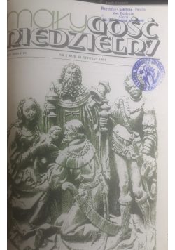 Mały gość niedzielny,zbiór dwunastu numerów z 1984r,