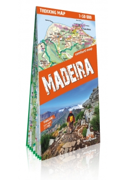 Madera (Madeira) laminowana mapa trekkingowa 1:50 000