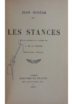 Les stances, 1913 r.