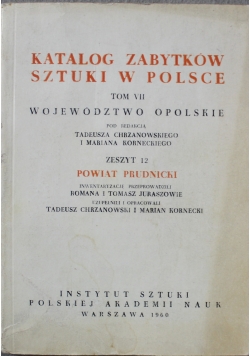 Katalog zabytków sztuki w Polsce tom VII zeszyt 12