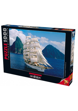 Puzzle 1000 Statek na morzu