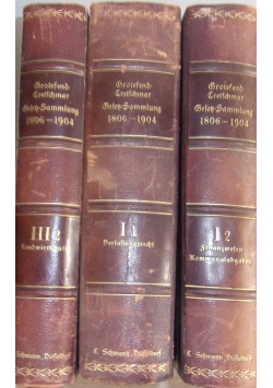 Preussisch=deutsche Gesetz=Sammulung, 1904r.