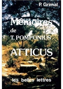 Memoires de T.Pomponius Atticus