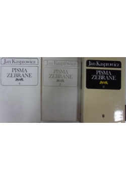 Pisma zebrane,zestaw 3 książek