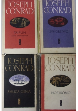 Nostromo/Zwycięstwo/Tajfun/Smuga cienia, zestaw 4 książek