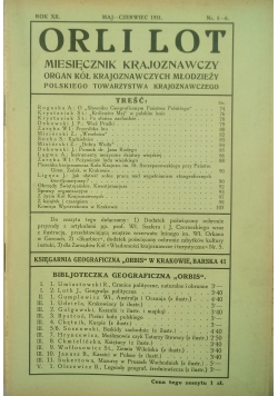 Orli lot rok XII, nr.5 - 6, 1931 r.