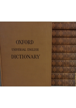 Oxford Universal English Dictionary tom I-X