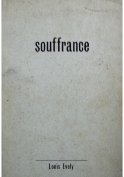 Souffrance