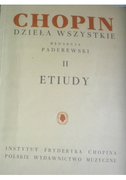 Chopin dzieła wszystkie. II Etiuda