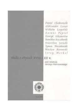 Studia o artystach XVIII - XX w.