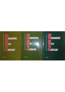 Narodowe siły zbrojne,zestaw trzech książek
