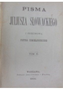 Pisma. Tom II, 1900 r.