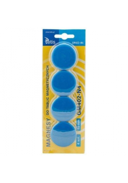 Magnesy do tablic niebieskie 40mm 4szt. GM402-N4