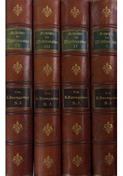 Geschichte der Weltliteratur, 4 tomy. 1900 r.