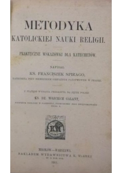 Metodyka katolickiej nauki religii, 1911 r.