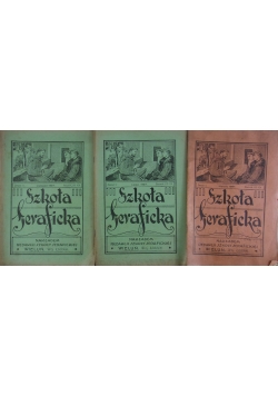 Szkoła Seraficka, zestaw 3 zeszytów, 1927r.