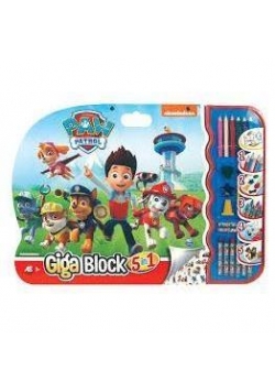 Giga Block - Zestaw dla artysty 5w1 - Psi Patrol