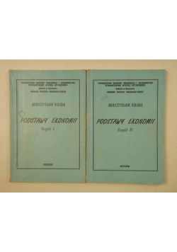 Podstawy ekonomii, część I-II, 2 tomy