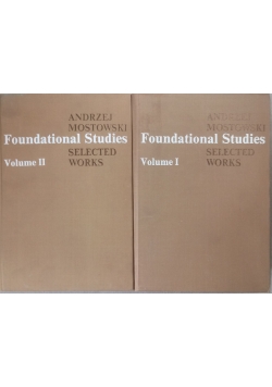 Foundational Studies volume  1 i 2