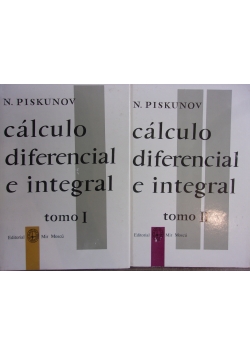 Calculo diferencial e integral Tom I-II, 2 książki