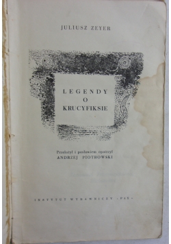 Legendy o krucyfiksie