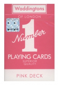 Karty do gry Waddingtons Pink Deck wersja angielska