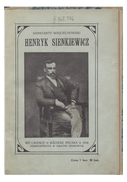 Henryk Sienkiewicz 1917 r