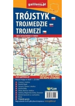 Mapa sztabowa - Trójstyk/Trojmedzie/Trojmezi