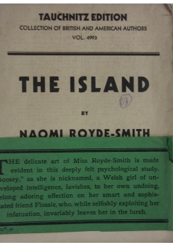 The Island,1931r.