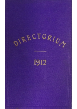Directorium, 1912r.