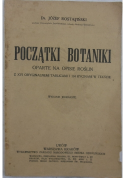 Początki botaniki, ok.1920r