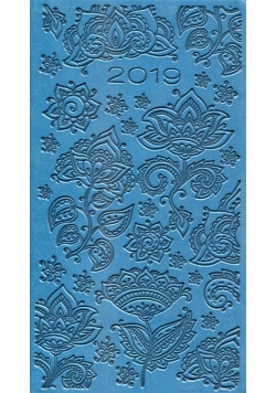 Kalendarz 2019 A6 tygodniowy relief morski