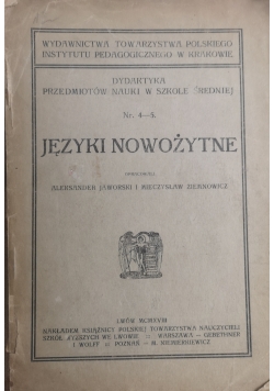Języki nowożytne 1918 r.