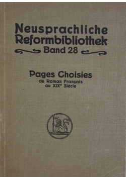 Neusprachliche Reformbibliothek - Band 28, 1922 r.