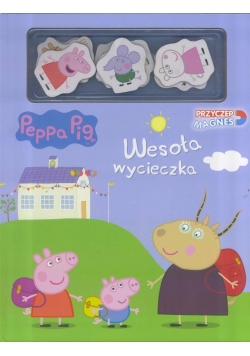 Świnka Peppa. Przyczep magnes. Wesoła wyczieczka