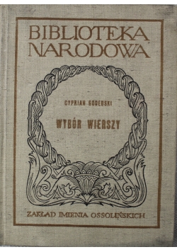 Godebski Wybór wierszy