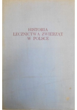Historia lecznictwa zwierząt w Polsce