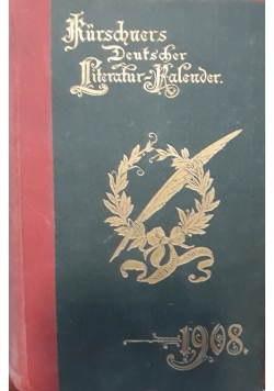 Kurschners deutscher literatur kalender, 1908 r.