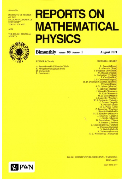 Reports On Mathematical Physics 88/1 - Polska