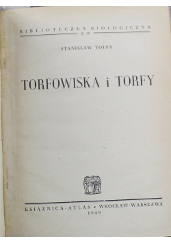 Torfowiska i torfy 1949 r.