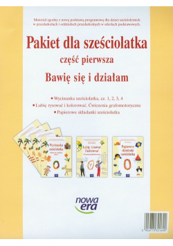Pakiet dla sześciolatka : Część 1 : Bawię się i działam
