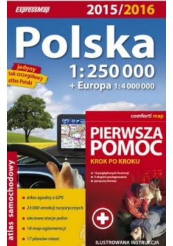 Polska Atlas samochodowy 1 : 250 000