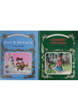 Kot w Butach i inne Bajki/Czerwony Kapturek i inne bajki,zestaw dwóch książek