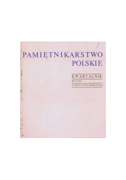 Pamiętnikarstwo polskie nr 2