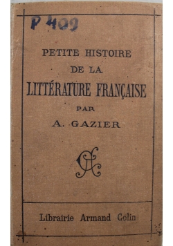 Literature Francaise 1907 r