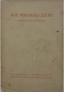 Sól Polskiej ziemi, 1937 r.