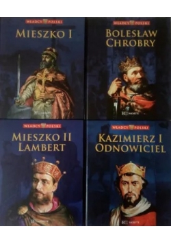 Władcy Polski, zestaw 4 książek