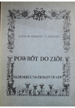 Powrót do ziół